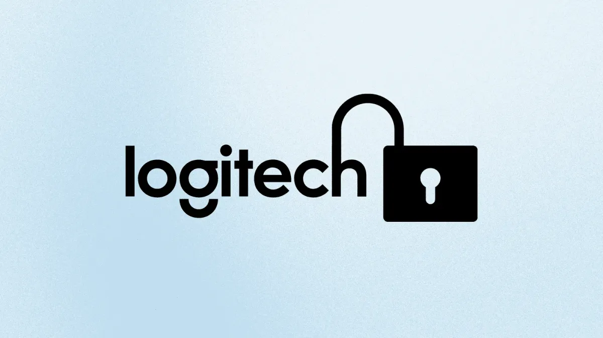 logitech logo, unlock, cyber attack