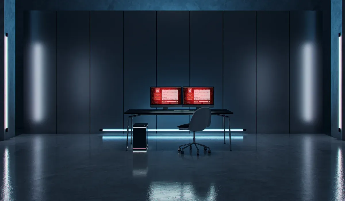 Ilustracija, Ransomware napad